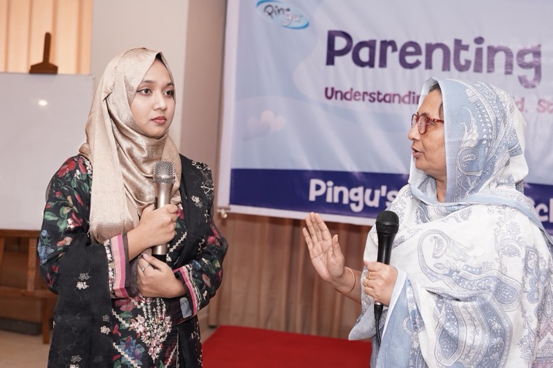 Parents sharing their reflections
